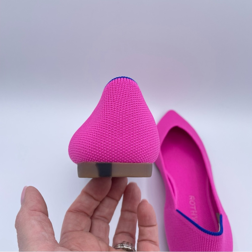 Rothy’s The Point II Flats 10 Pink - Picture 11 of 16
